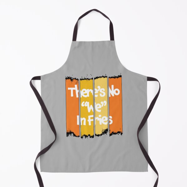 Item preview, There's No We In Fries - Funny Quote Gift For The Frie Lover - Retro Color Design & Segmented White Lettering designed and sold by Richard529.