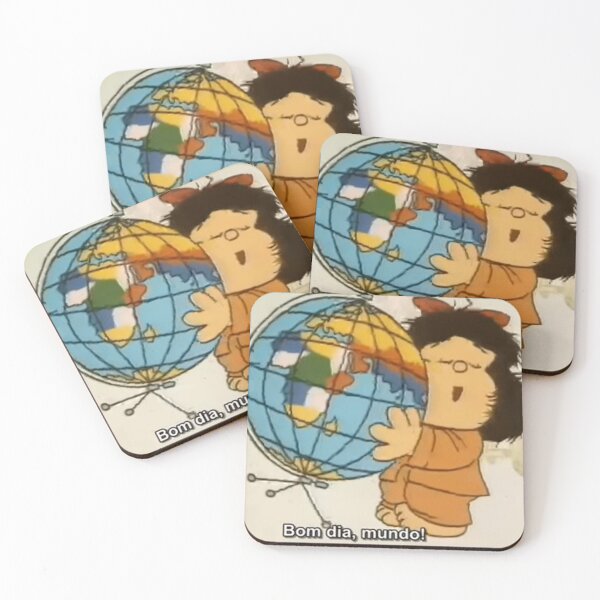 Item preview, Bom Dia, Mundo Mafalda designed and sold by Elena's Shop.