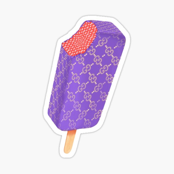 Designer ice pop Sticker