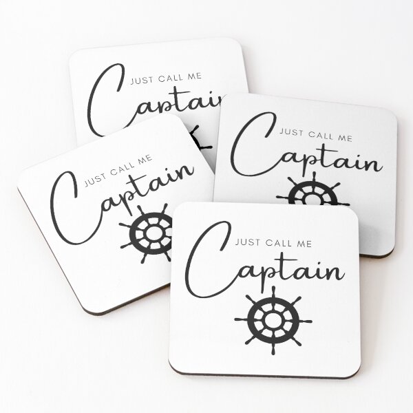 Item preview, Just Call Me Ship Captain designed and sold by Corrie Mick.