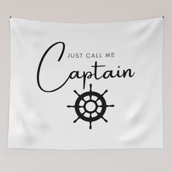 Item preview, Just Call Me Ship Captain designed and sold by Corrie Mick.