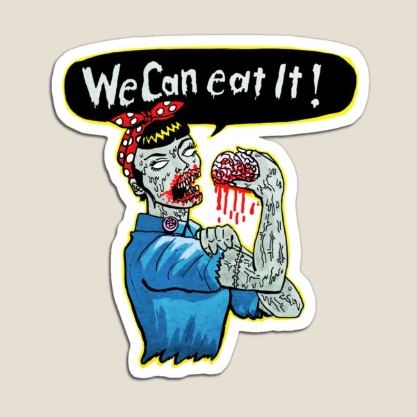 Nous pouvons le manger! Magnet