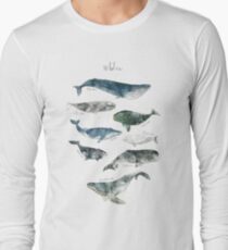 Camiseta de manga larga Ballenas