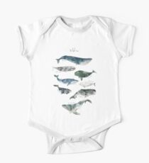 Whales One Piece - Short Sleeve