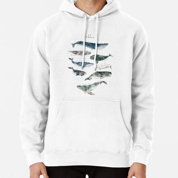 Whales Pullover Hoodie