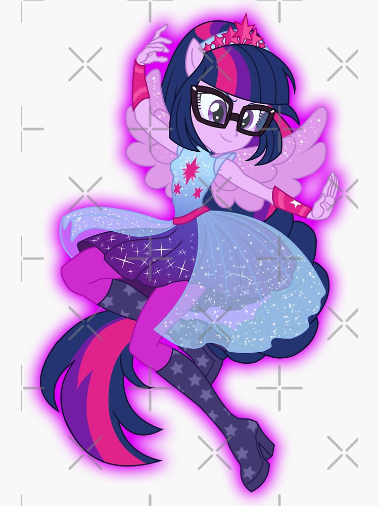 Pegatina for Sale con la obra «¡Potenciador de Twilight Sparkle