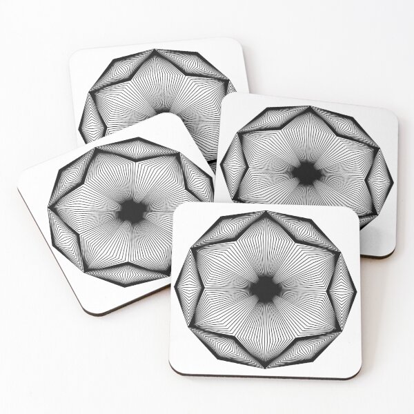 Item preview, Geometry flower | Power star Illustration Line Art  designed and sold by line212line.