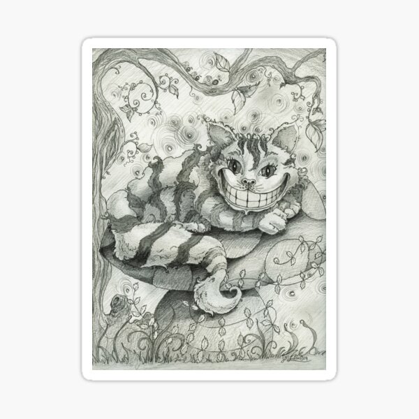 Cheshire Cat Sticker