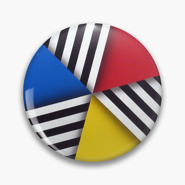 Item preview, folded colorful shapes geometric painting Omar rayo op art designed and sold by mariaa999.