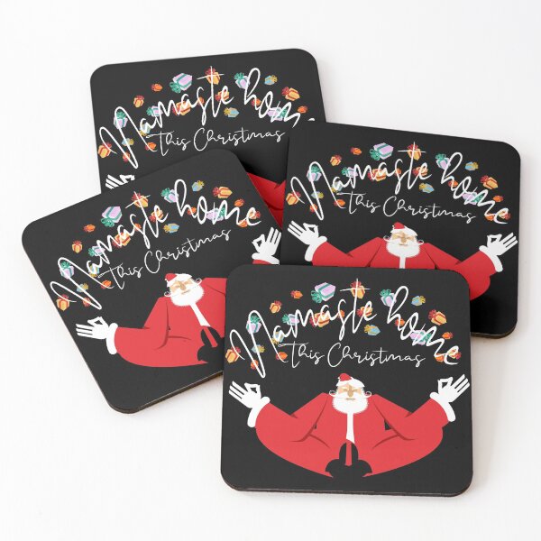 Item preview, Namaste Home This Christmas Santa Yoga Quarantine Lockdown Pack 16 designed and sold by Sunny Collections.