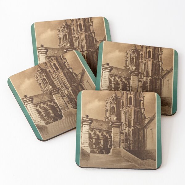 Item preview, Cathedrale Notre Dame retro poster designed and sold by CorasPosters.