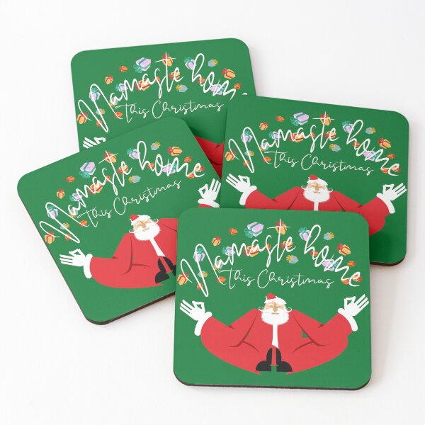 Item preview, Namaste Home This Christmas Santa Yoga Quarantine Lockdown Pack 9 designed and sold by Sunny Collections.