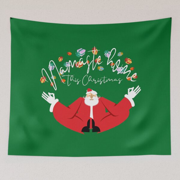 Item preview, Namaste Home This Christmas Santa Yoga Quarantine Lockdown Pack 9 designed and sold by Sunny Collections.