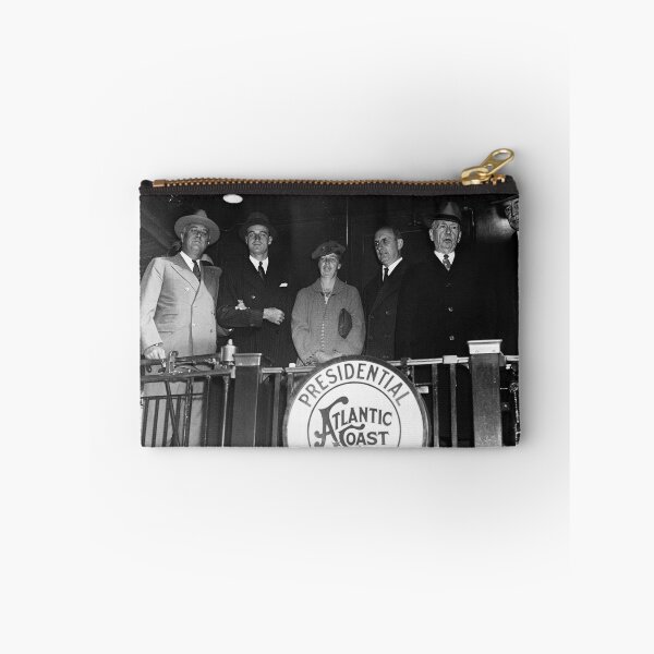 Item preview, Franklin and Eleanor Roosevelt on Train with Staff - 1935 designed and sold by warishellstore.