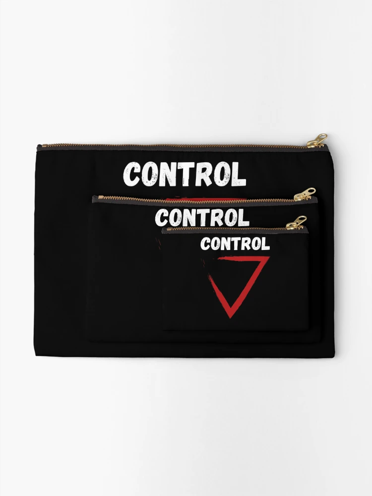 Thumbnail 2 of 4, Zipper Pouch, Control designed and sold by FeaturedStore.