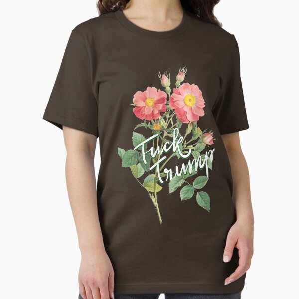 Item preview, Fuck Trump, Flowers Floral Fancy | Profanity Rude Cool Vintage Realistic Flowers Some on Chest, Nasty Woman designed and sold by ibeargifts.