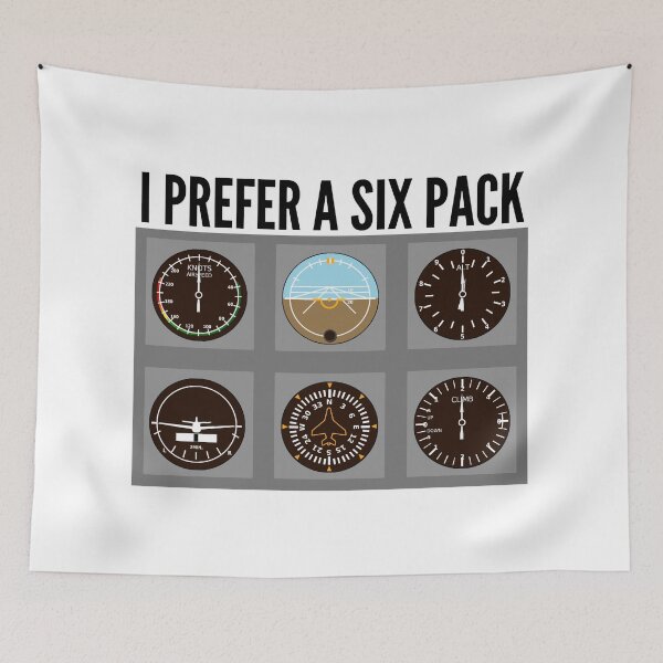 Item preview, I Prefer A Six Pack designed and sold by Corrie Mick.