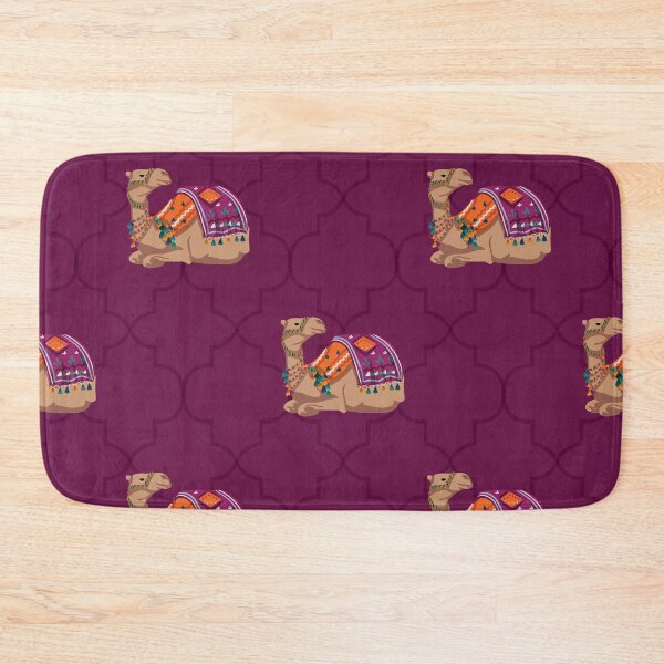Item preview, Camel Ride - Magenta and Colorful Camel Pattern designed and sold by storeIndus.