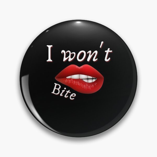 Item preview, I Won't Bite lips designed and sold by FeaturedStore.