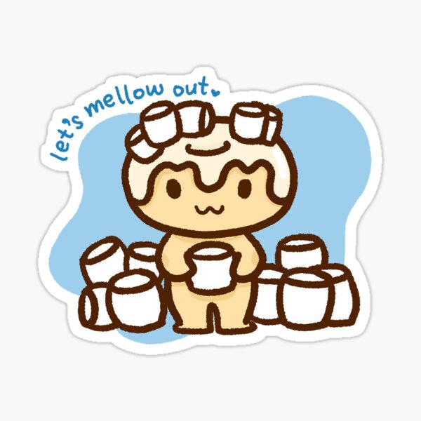 Marshmallow Sticker