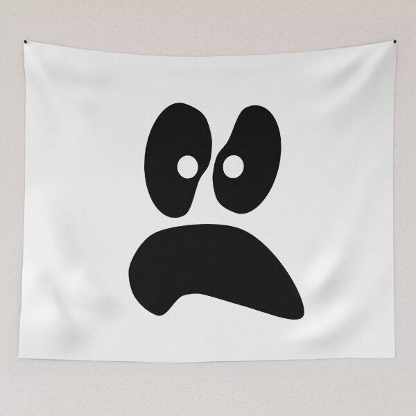 Item preview, Silly Ghost Face | Spooky Halloween Ghoul Face Easy Costume Unisex T-Shirt designed and sold by ILYASLAM.