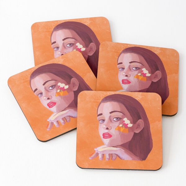 Item preview, Floral portrait designed and sold by karimevisualart.