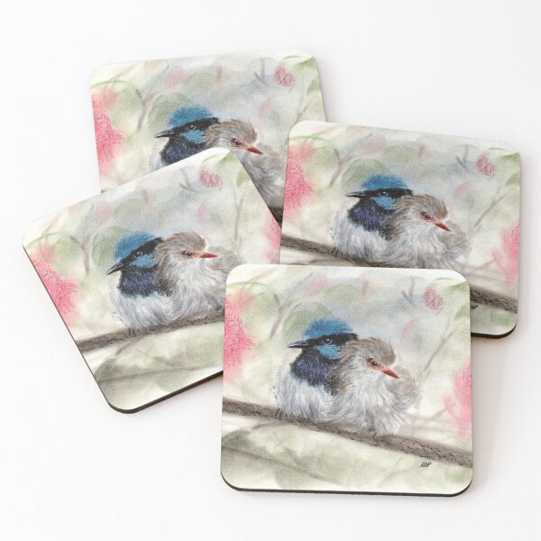 Item preview, Snuggle Buddies - Superb Fairy Wren Couple designed and sold by Kathryn Price.