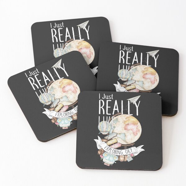 Item preview, I Just Really Like Exploring, OK? designed and sold by Clara Hollins.