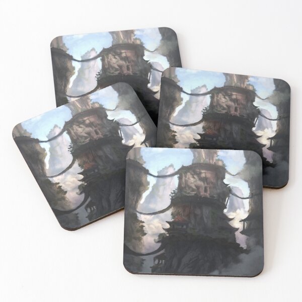 Item preview, Fantasy mountain range in the clouds designed and sold by Alex-Kuhn.