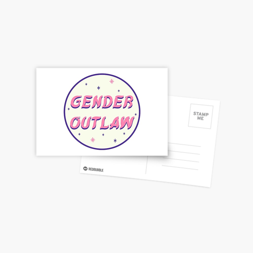 gender outlaw Postcard