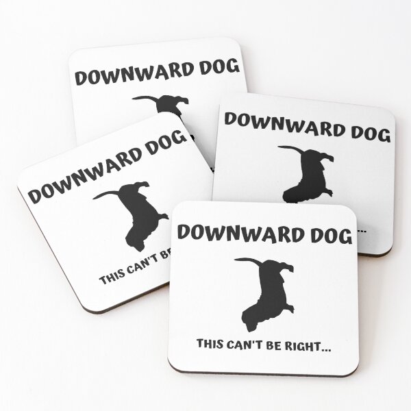Item preview, Downward dog yoga designed and sold by OddPapayaStudio.