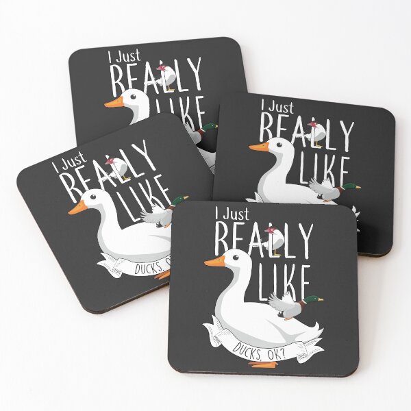 Item preview, I Just Really Like Ducks, OK? designed and sold by Clara Hollins.