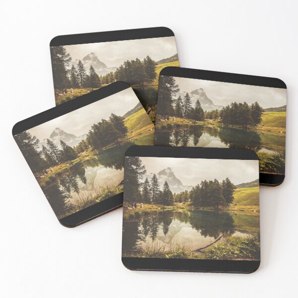 Item preview, Lago Blu (Lac Bleu) with a view of Matterhorn, Monte Cervino, Mont Cervin designed and sold by greg5000.