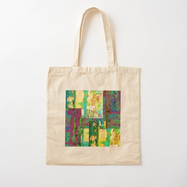 Modern Impressionist Style Abstract Art Cotton Tote Bag