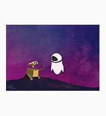 Wall-e minimal pop art design Photographic Print