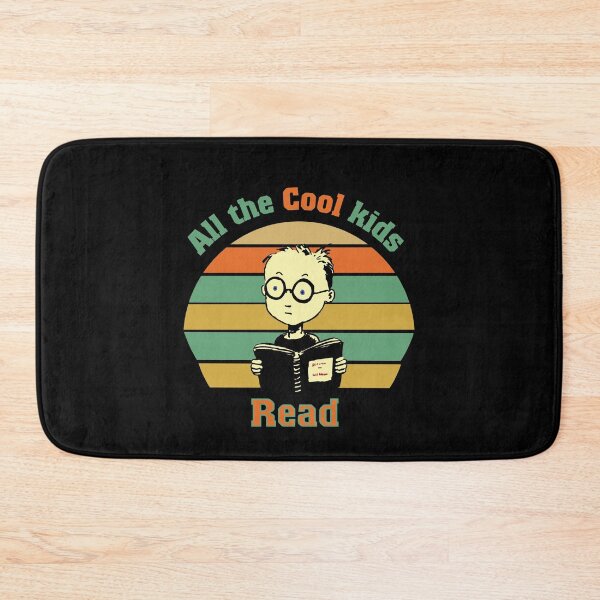 Item preview, All the Cool Kids Read - Young Man Reading a Book designed and sold by ColorfulMystic.