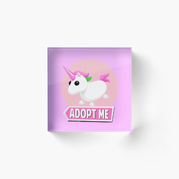 Adopt Me Acrylic Blocks Redbubble - meow amber roblox avatar in adopt me