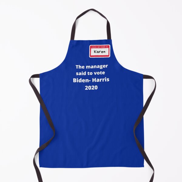 Item preview, Hello my name is Karen and i'm voting biden harris 2020 designed and sold by Hey-Nice-Shirt.