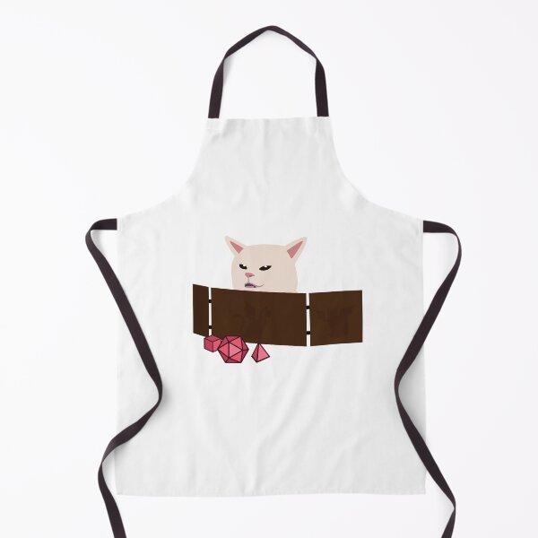 Item preview, Confused Cat at DnD Table designed and sold by Cute N' Nerdy Shop.