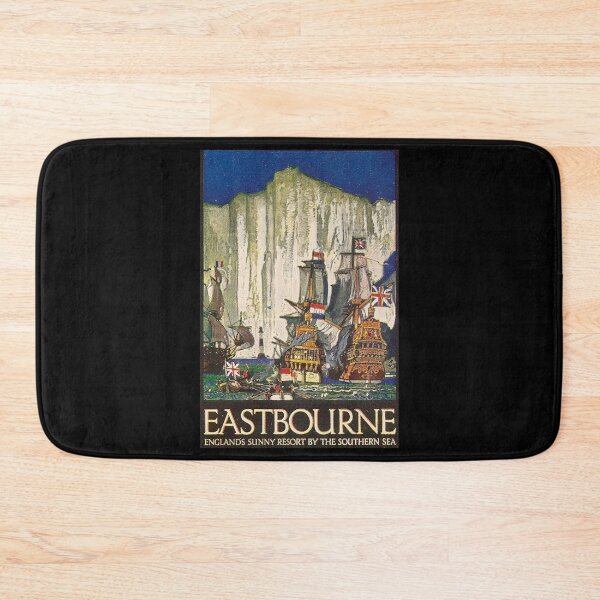 Item preview, Eastbourne retro poster designed and sold by CorasPosters.