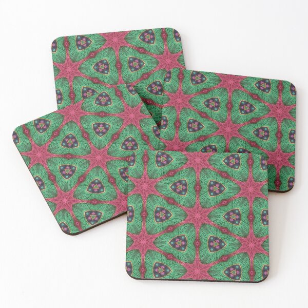 Item preview, Cerise Pink Flower Embroidery design 3 designed and sold by ZenArt-Fern.