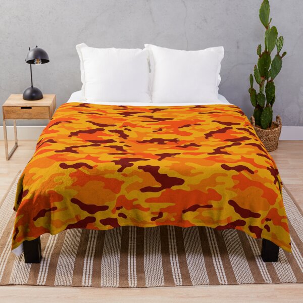 Item preview, Orange Camouflage Pattern designed and sold by Livity.