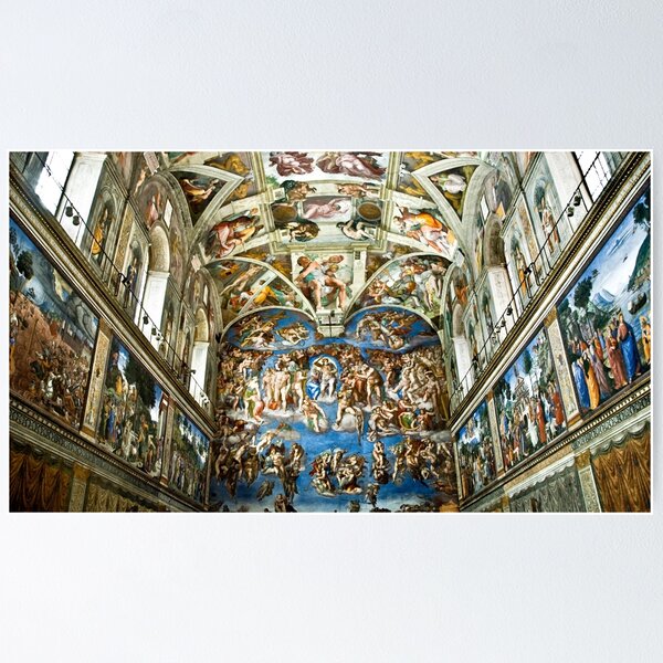 Item preview, Sistine Chapel Frescos & The Last Judgement by Michelangel, Sandro Botticelli, Pietro Perugino, Pinturicchio, Domenico Ghirlandaio and Cosimo Rosselli  designed and sold by Jéanpaul  Ferro.