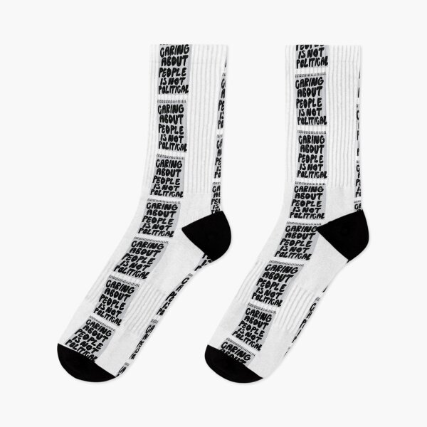 Item preview, caring about people is not political designed and sold by Lily Ryan Stoltz.