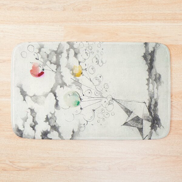 Item preview, paper boat with baloons - TRASP - watercolor designed by Tizi Graphics designed and sold by TiziGraphics.