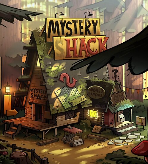 "Mystery shack" Posters by Barrykend | Redbubble