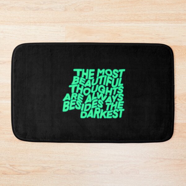 Item preview, The most beautiful thoughts are always besides the darkest  designed and sold by vvsn studio.