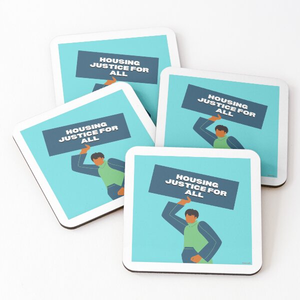Housing Justice For All Coasters (Set of 4)