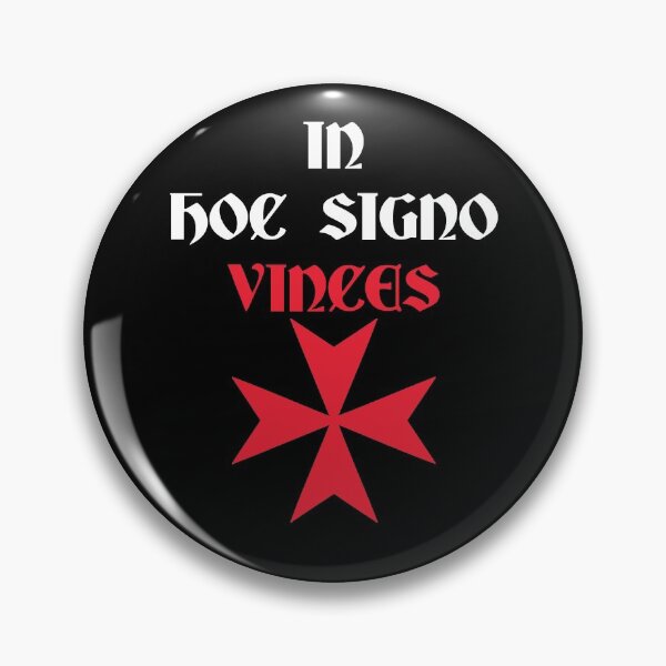 Item preview, Maltese Cross + Templar Motto designed and sold by MedievalWear.