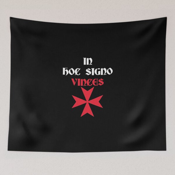 Item preview, Maltese Cross + Templar Motto designed and sold by MedievalWear.